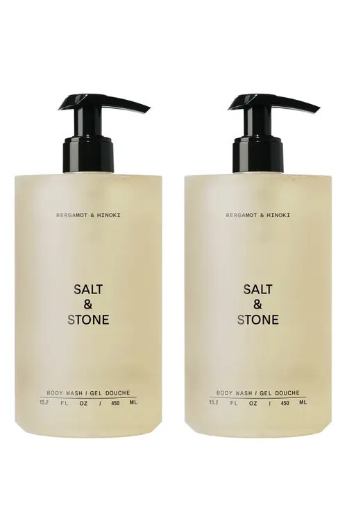 SALT & STONE Bergamot & Hinoki Body Wash Duo $72 Value at Nordstrom | Nordstrom