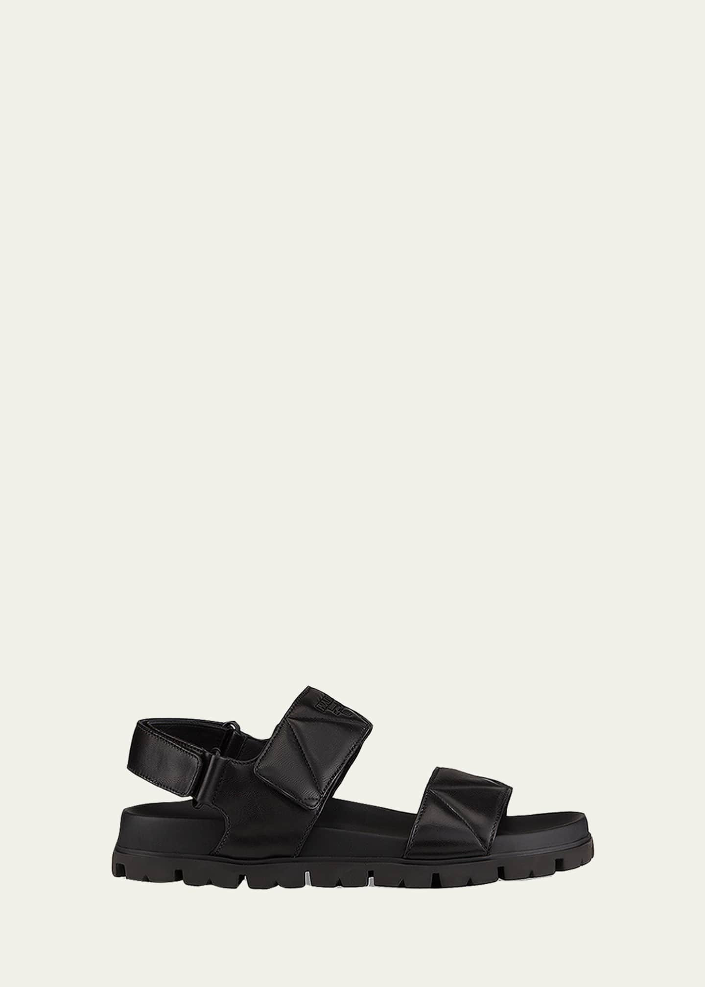 Padded Leather Sport Sandals | Bergdorf Goodman