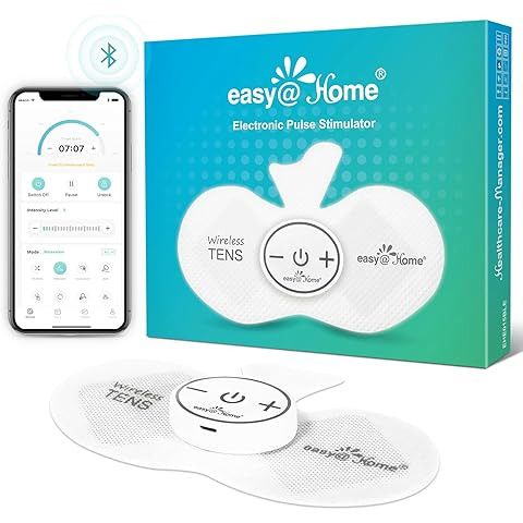 Easy@Home Rechargeable Compact Wireless TENS Unit - 510K Cleared, FSA Eligible Electric EMS Muscl... | Amazon (US)