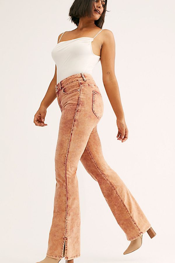 CRVY Foxy Lady Velvet Bootcut Pants | Free People (Global - UK&FR Excluded)