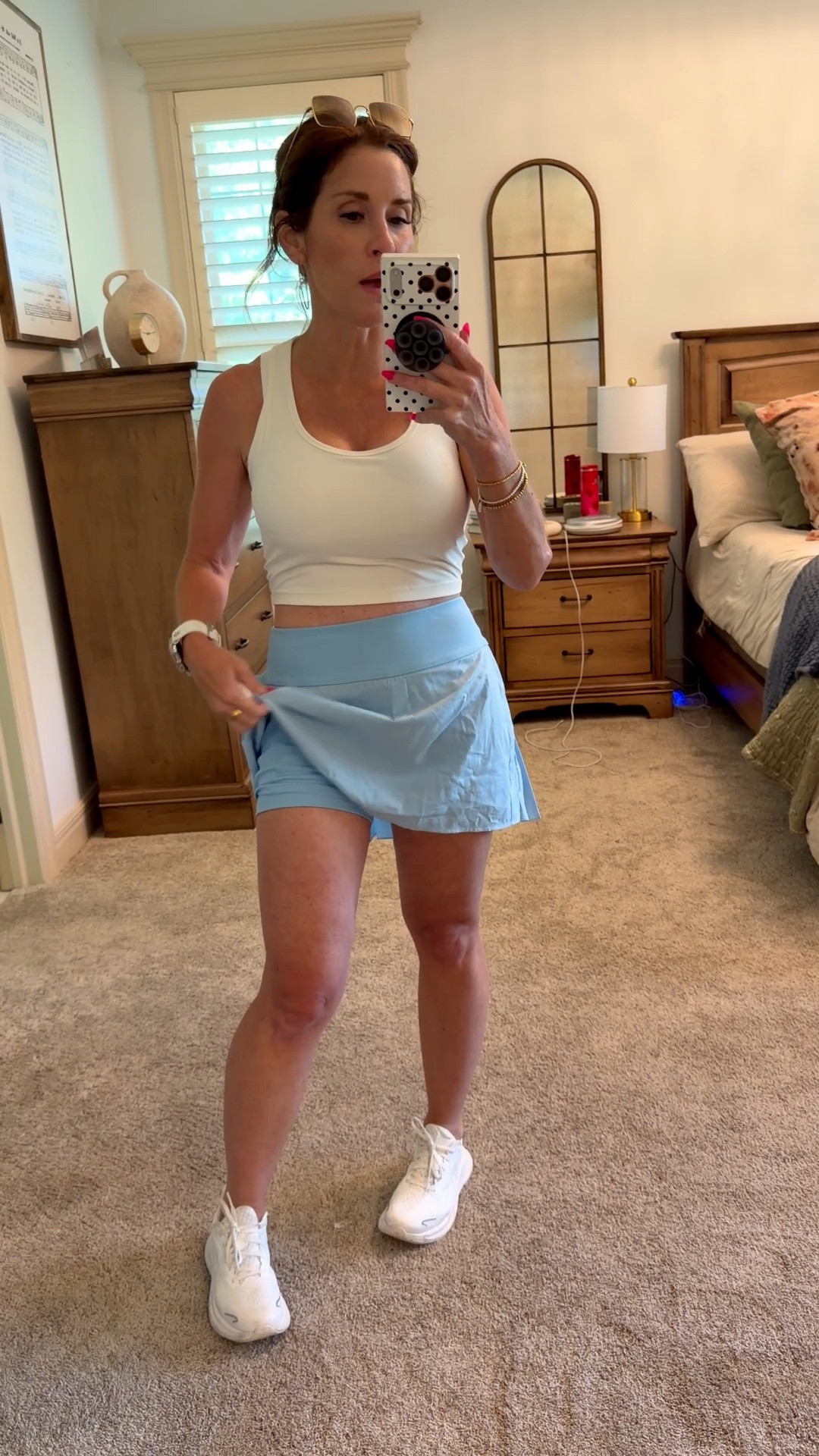 Pinspark athleisure look

#LTKOver40 #LTKPetite #LTKstorytime