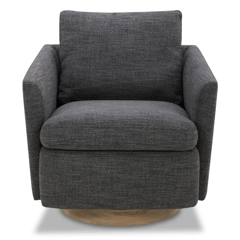 29.3" W Polyester Swivel Armchair | Wayfair Professional