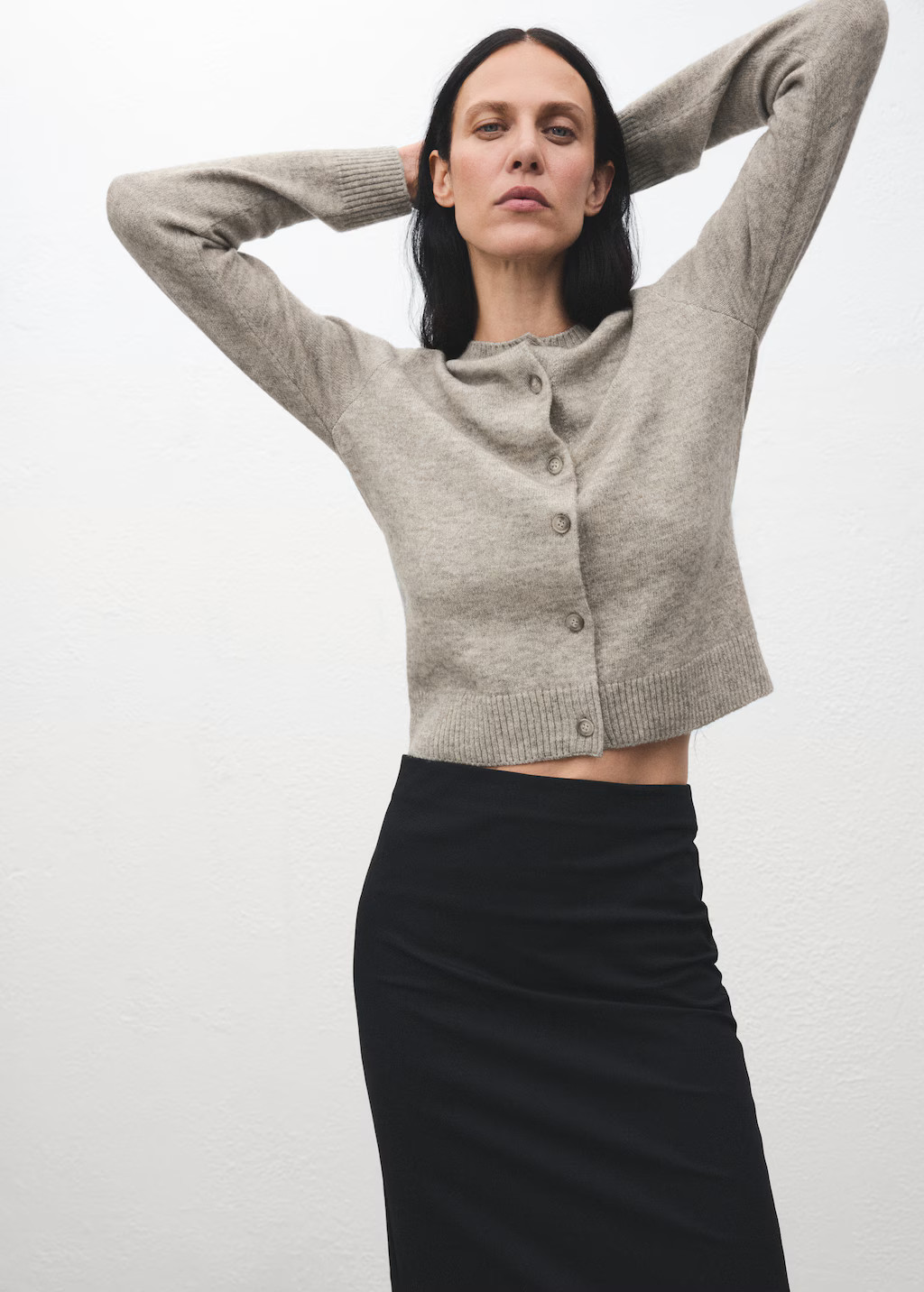 Knitted button cardigan | Mango (US/MX/AU)