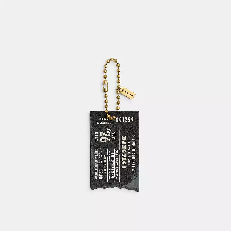 Hangtags Concert Ticket Bag Charm | Coach (US)