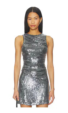 MORE TO COME Morella Ruched Top in Black from Revolve.com | Revolve Clothing (Global)