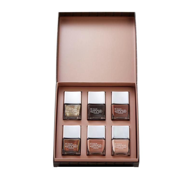 Nails Inc. 6-piece Sweet As Chocolate Polish Set | HSN