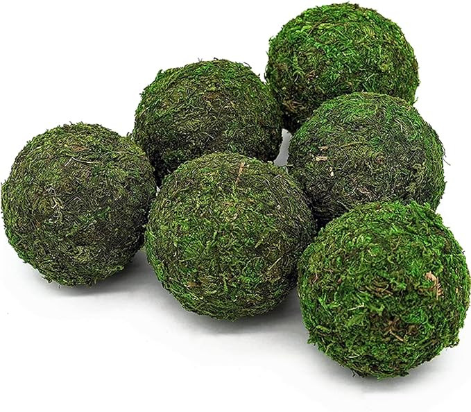 Usmola Moss Balls, Decorative Balls for Centerpiece Bowls Vase Filler, Home Party Decor (3.5 inch... | Amazon (US)