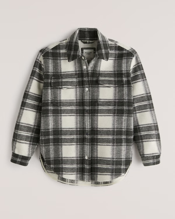 Cozy Shirt Jacket | Abercrombie & Fitch (US)
