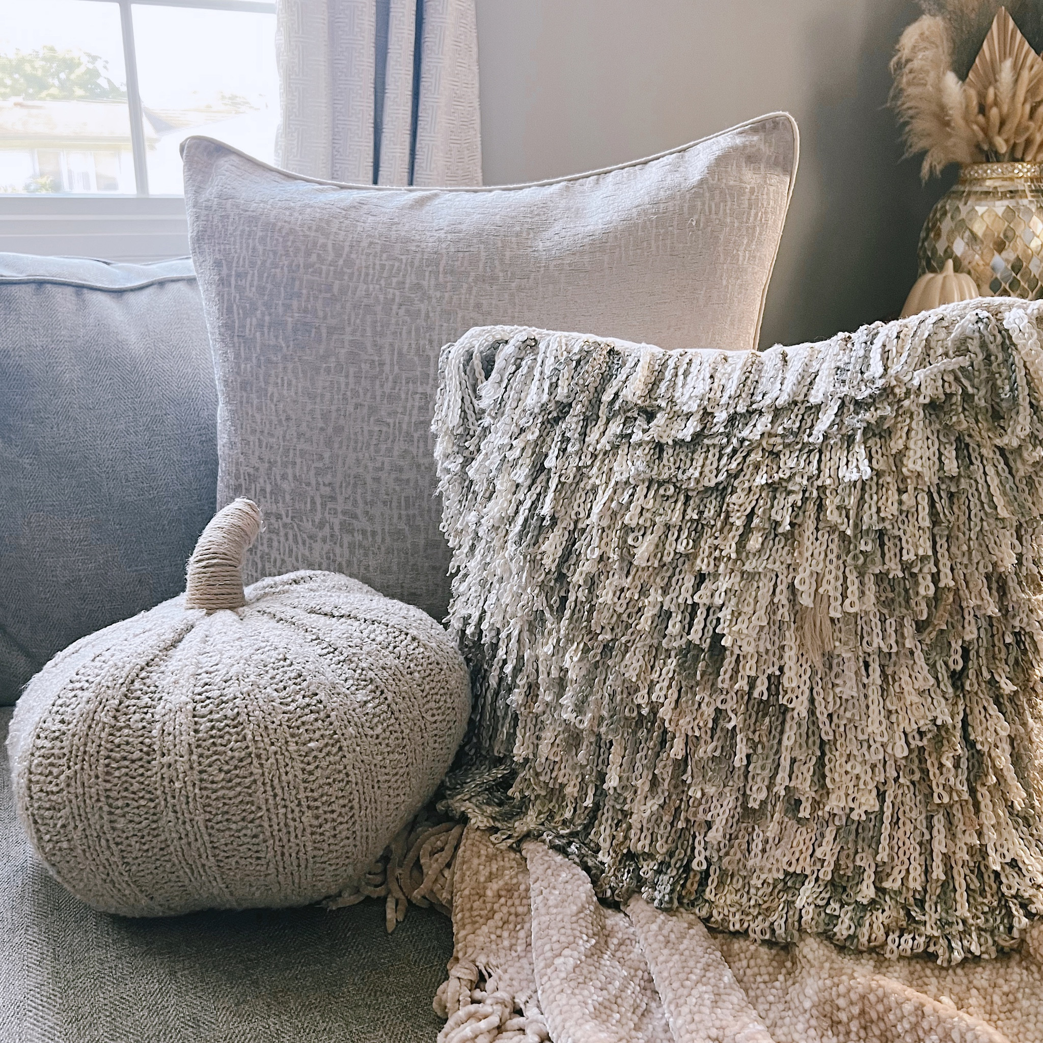 Boucle pumpkin pillow 
* good dupe for pottery barn 




#LTKunder50 #LTKhome #LTKSeasonal