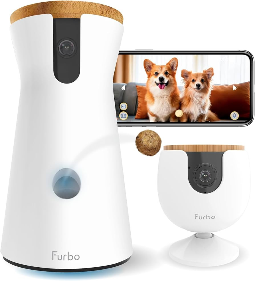 Furbo 360° Dog Camera + Mini (2-Camera Bundle Nanny Pro Subscription): Dog Safety & Home Securit... | Amazon (US)