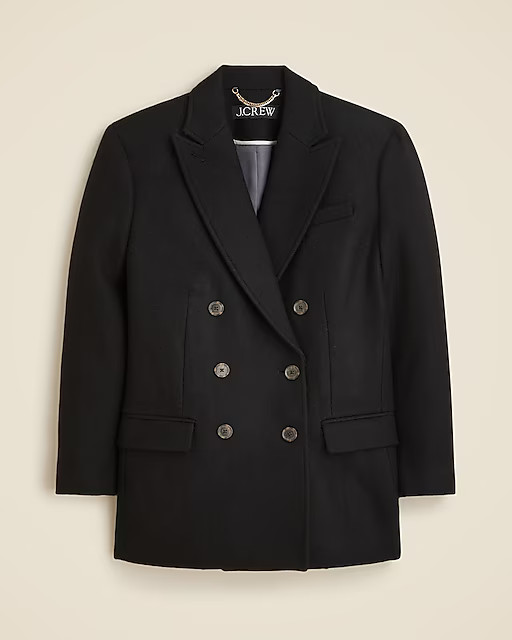 Tailored peacoat in Italian wool-blend melton | J. Crew US