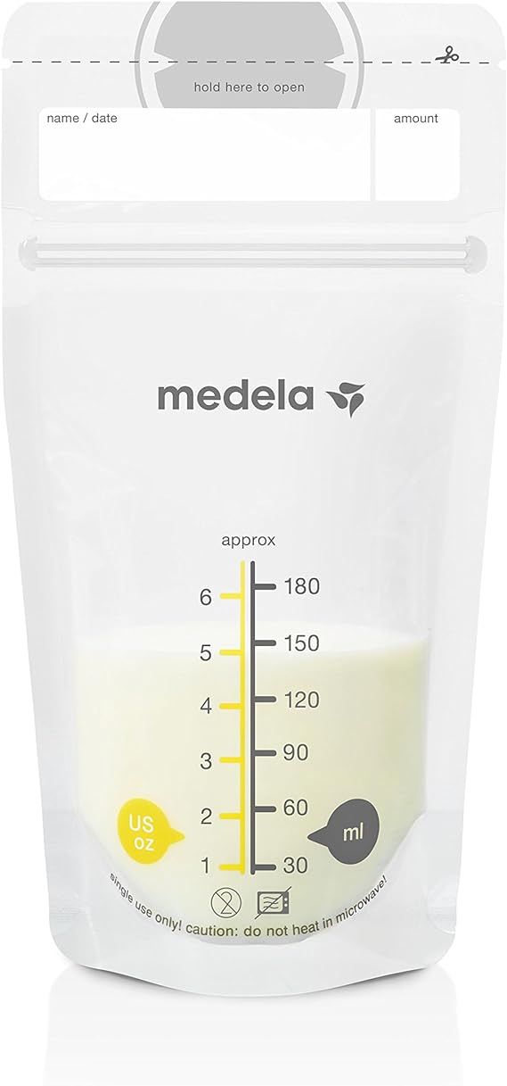 Medela Inc Breast Milk Storage Bags, White, 50 Count | Amazon (CA)