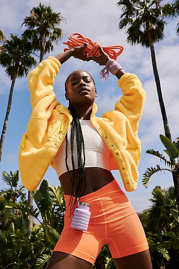 Hit The Slopes Fleece Jacket by FP Movement at Free People, Sweet Sunshine, XS | Free People (Global - UK&FR Excluded)