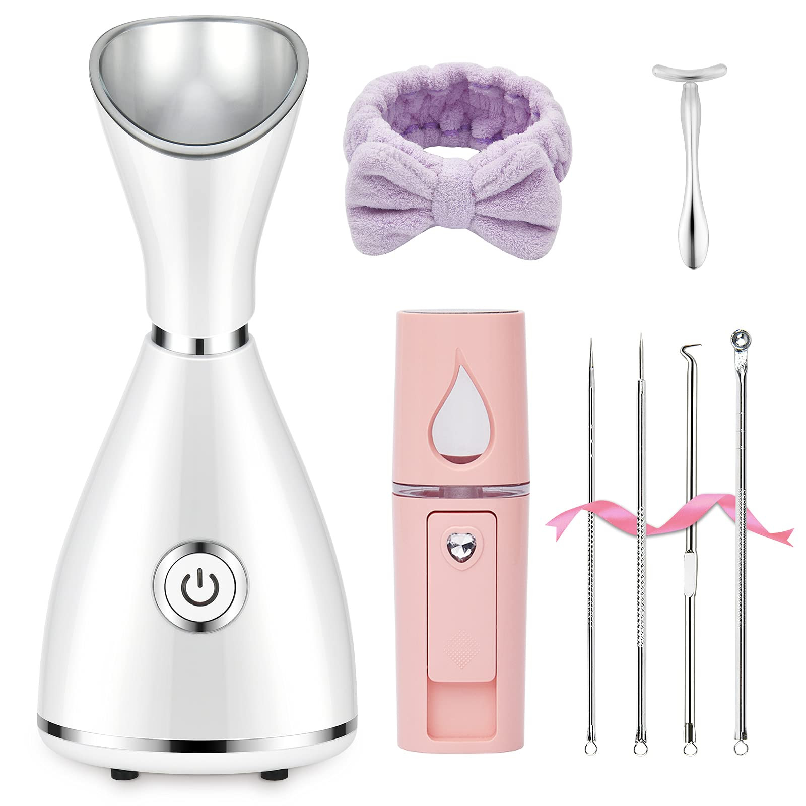 Facial Steamer for Face, Face Steamer for Facial Deep Cleaning, Face Steamer Nano Mister Set for ... | Amazon (US)
