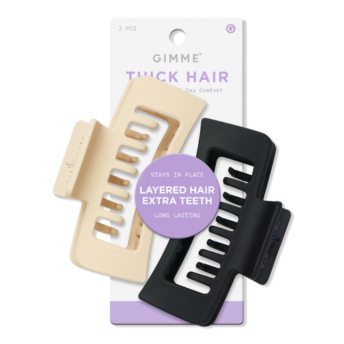 Thick Hair Double Teeth Rectangle Claw Clip | Ulta