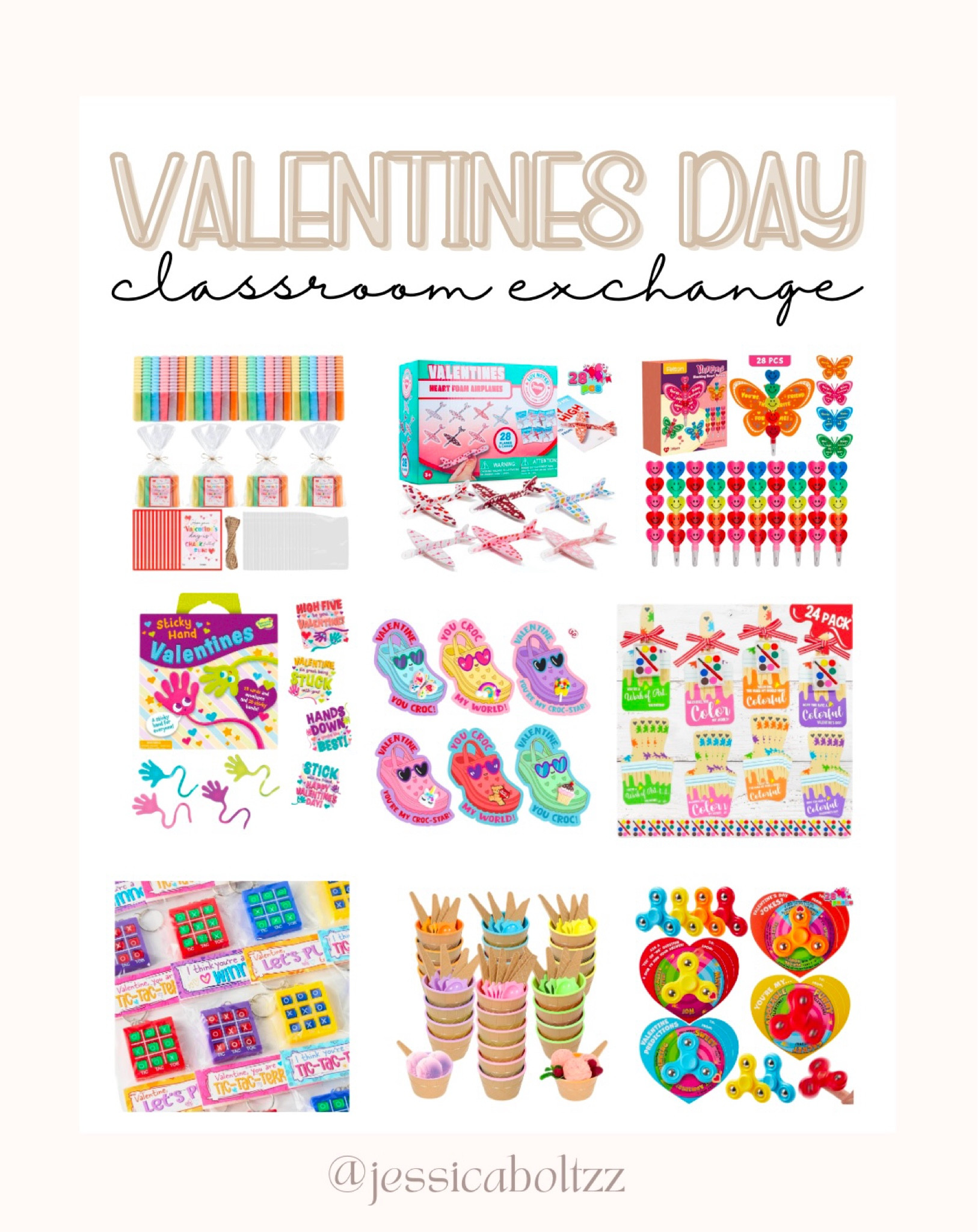 The cutest classroom gift exchange valentines that are candy free/ food free! So many cute creative valentines cards

Valentine’s Day cards, valentines for classroom gift exchange, classroom valentine exchange, kids valentines, 24 pack of valentines, fidget valentines, sensory valentines, no food valentines, no candy valentines, toy valentines, creative valentines cards, teacher valentines for classroom card exchange, Amazon valentines, Amazon finds, Amazon favorites, classroom valentines exchange favorites


#LTKSaleAlert #LTKFindsUnder50 #LTKSeasonal