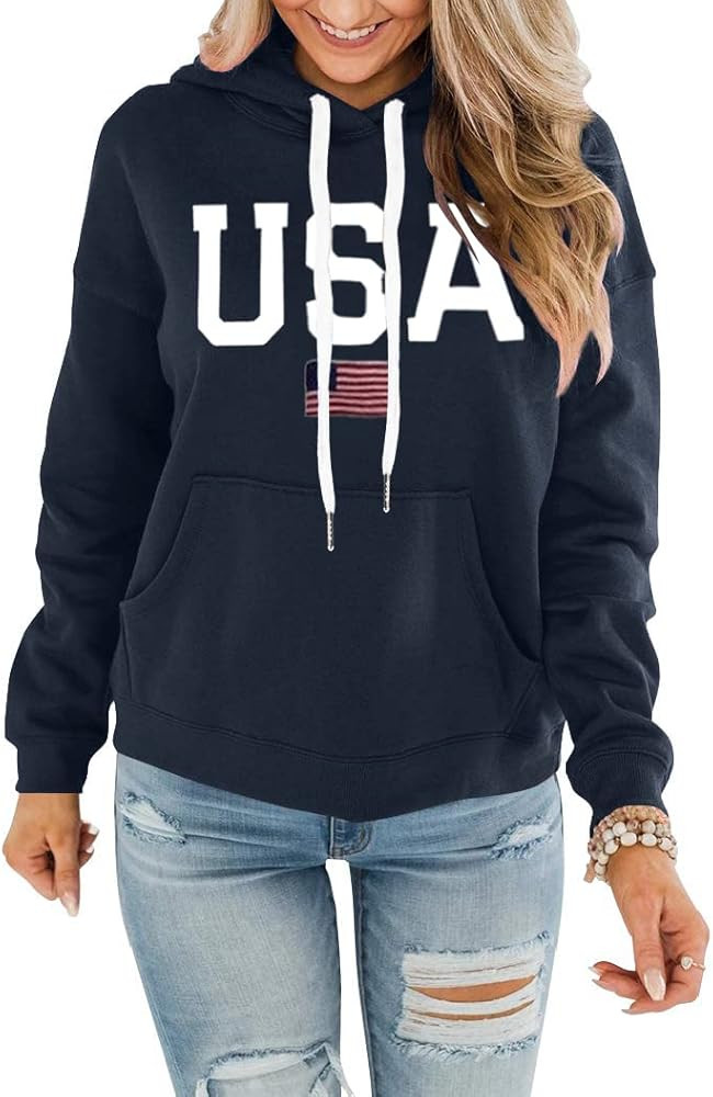 REVETRO Womens Hoodie Graphic Tie Dye Sweatshirt Casual Long Sleeve Hoodies Drawstring Pullover T... | Amazon (US)