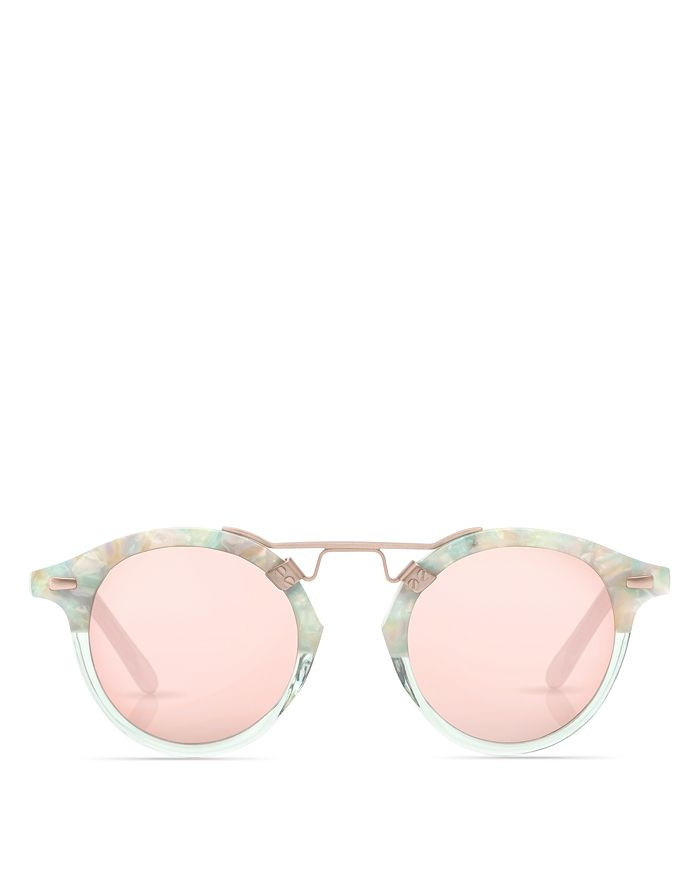 Unisex St. Louis 24K Round Sunglasses, 46mm | Bloomingdale's (US)