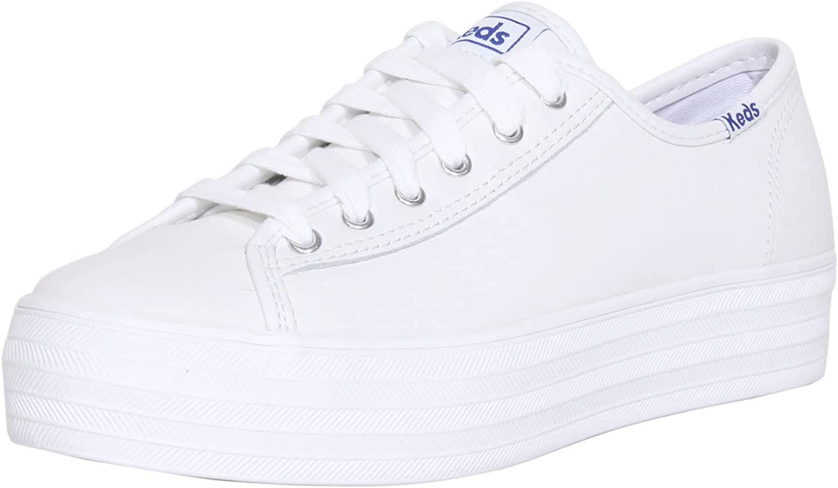 Keds Women's Core Triple Kick Leather Sneaker | Amazon (US)