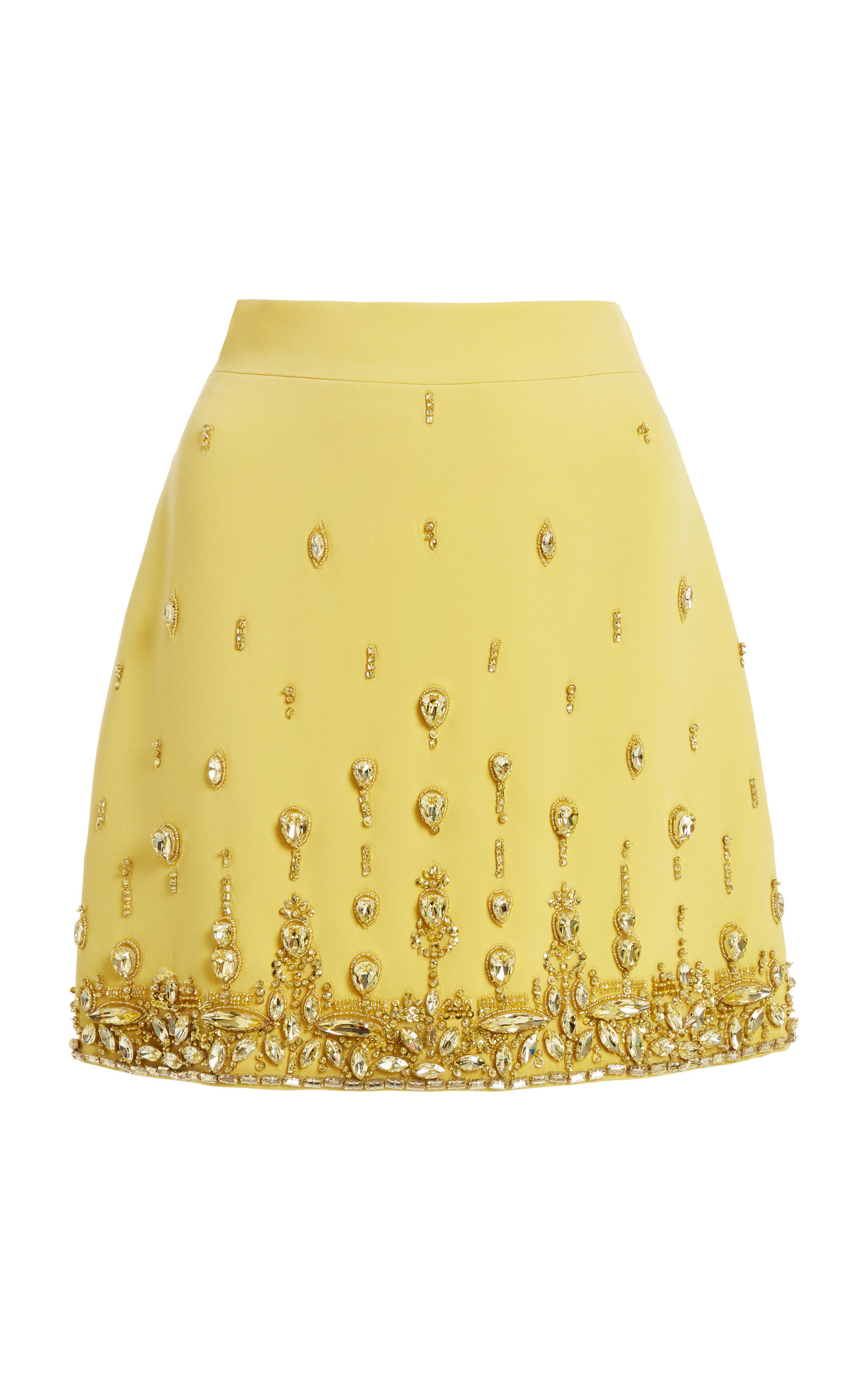 Crystal-Embellished Cady Mini Skirt | Moda Operandi (Global)