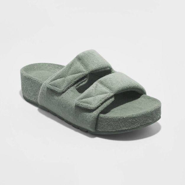 Women's Remi Platform Slide Sandals - A New Day™ Sage Green | Target
