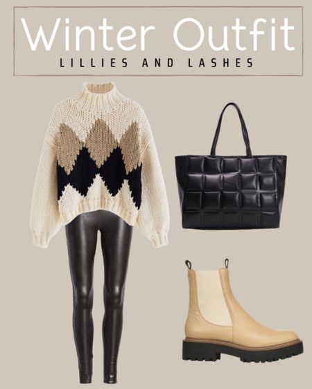 Winter outfit inspiration 

Chic wish sweater, spanx faux leather, Chelsea lug sole, quilted bag

#LTKunder100 #LTKGiftGuide #LTKHoliday