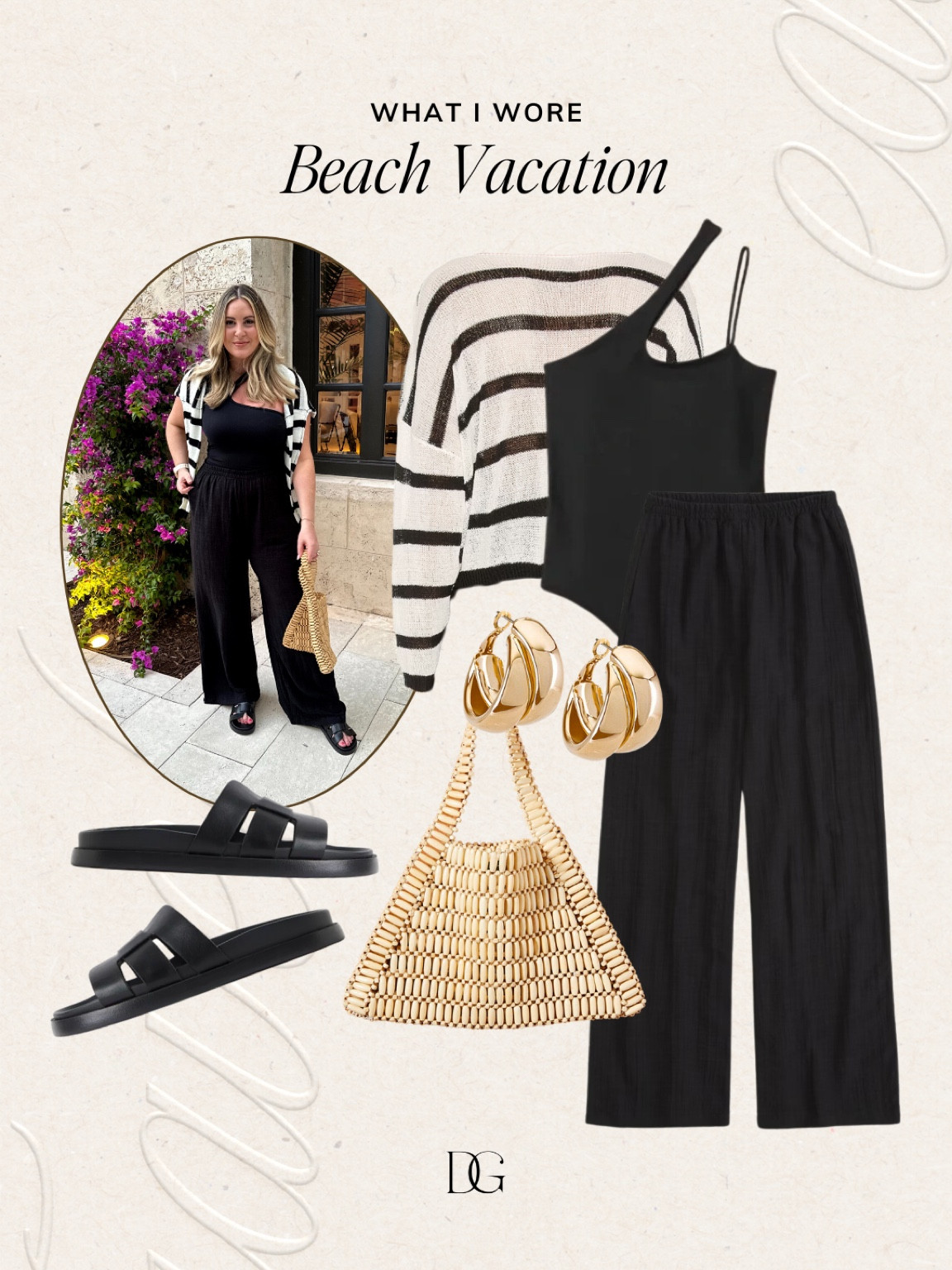 What I wore: Beach vacation〰️  Vacation outfits, resort wear, resort wear 2024, resortwear, vacation accessories, resort wear accessories, trendy sunglasses, designer sunglasses, beach sandals, vacation sandals, vacation shoes, vacation dinner outfit, casual dinner outfit

#LTKtravel #LTKstyletip