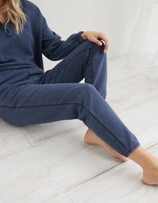 Aerie Real Good Fleece-Of-Mind High Waisted Jogger | American Eagle Outfitters (US & CA)