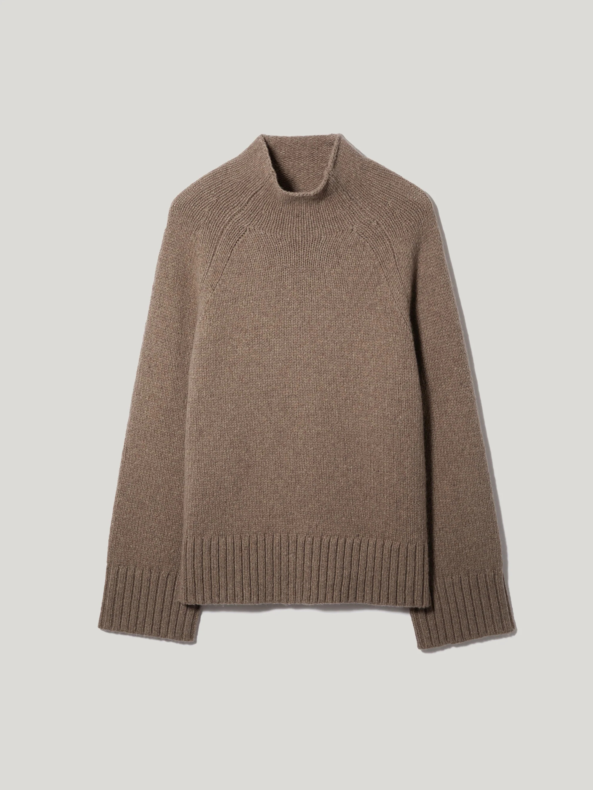 Wool Blend Snowdon Jumper | Taupe | Jigsaw (UK)