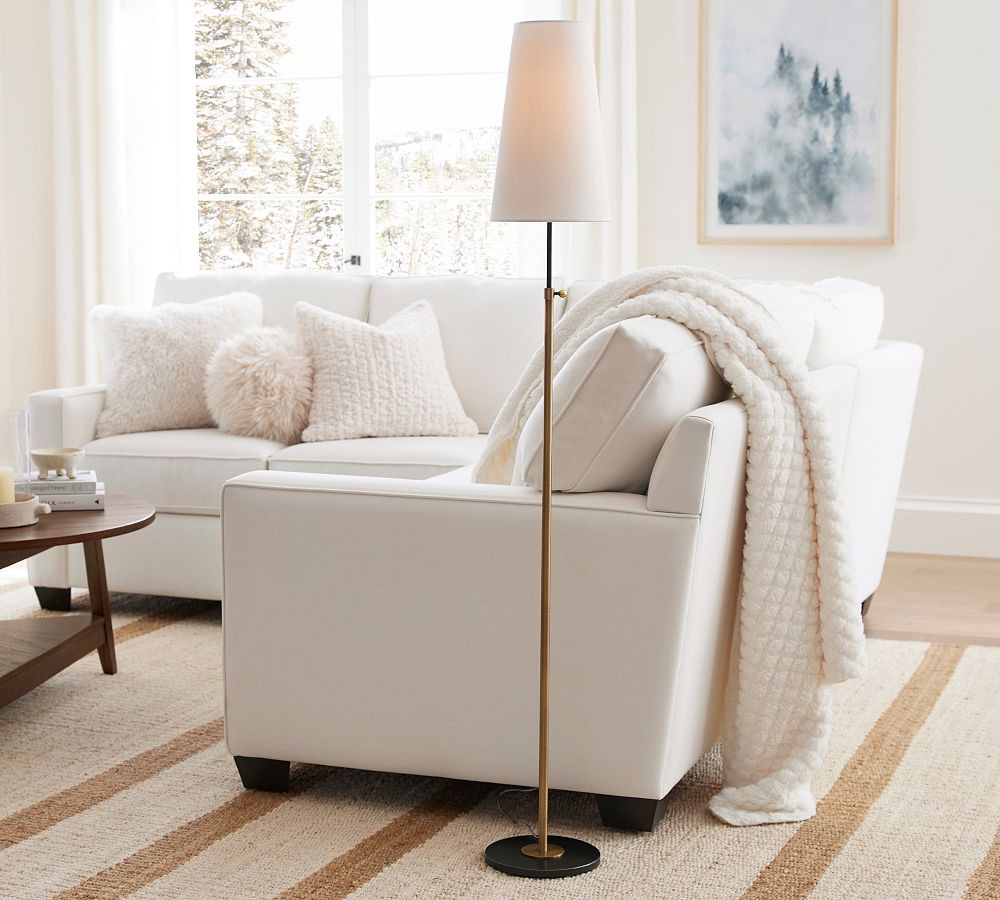 Harrison Metal Adjustable Floor Lamp | Pottery Barn (US)