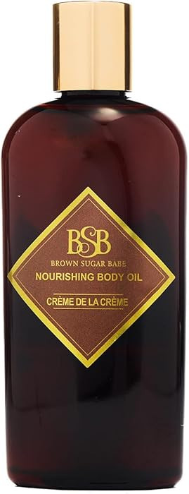 Brown Sugar Babe Creme de la Creme Body Oil, Jasmine and Vanilla Perfume Oils, Nourishing Scented... | Amazon (US)