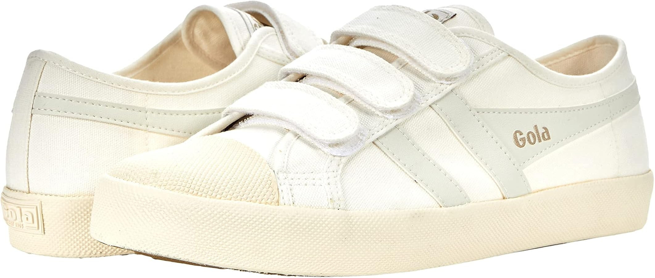Gola Women's Coaster Strap Sneaker, Off-White/Off-White, 6 | Amazon (US)