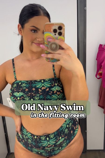 size 14 swim try on at Old Navy, watch my full try-on TikTok/IG @lindseyjpressley 💗 wearing size large in all tops, XL in all bottoms!

#LTKunder100 #LTKunder50 #LTKswim