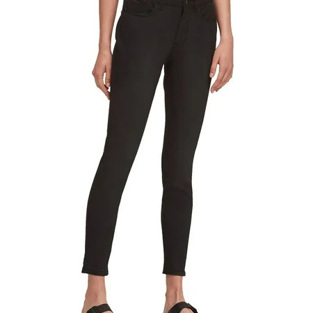 DKNY Womens Solid Skinny Fit Jeans Black 28 | Walmart (US)