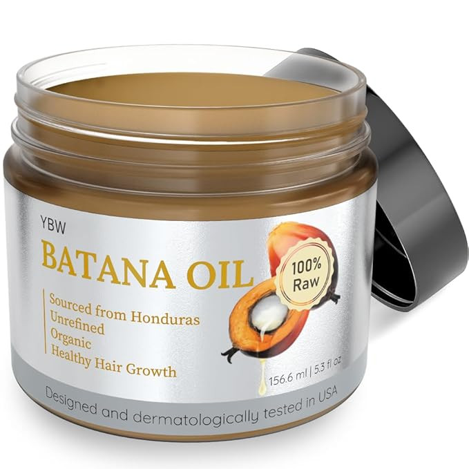 Dr. Sebi 100% Natural, Unrefined and Organic Batana Oil from Honduras for Hair Growth - Enhances ... | Amazon (US)