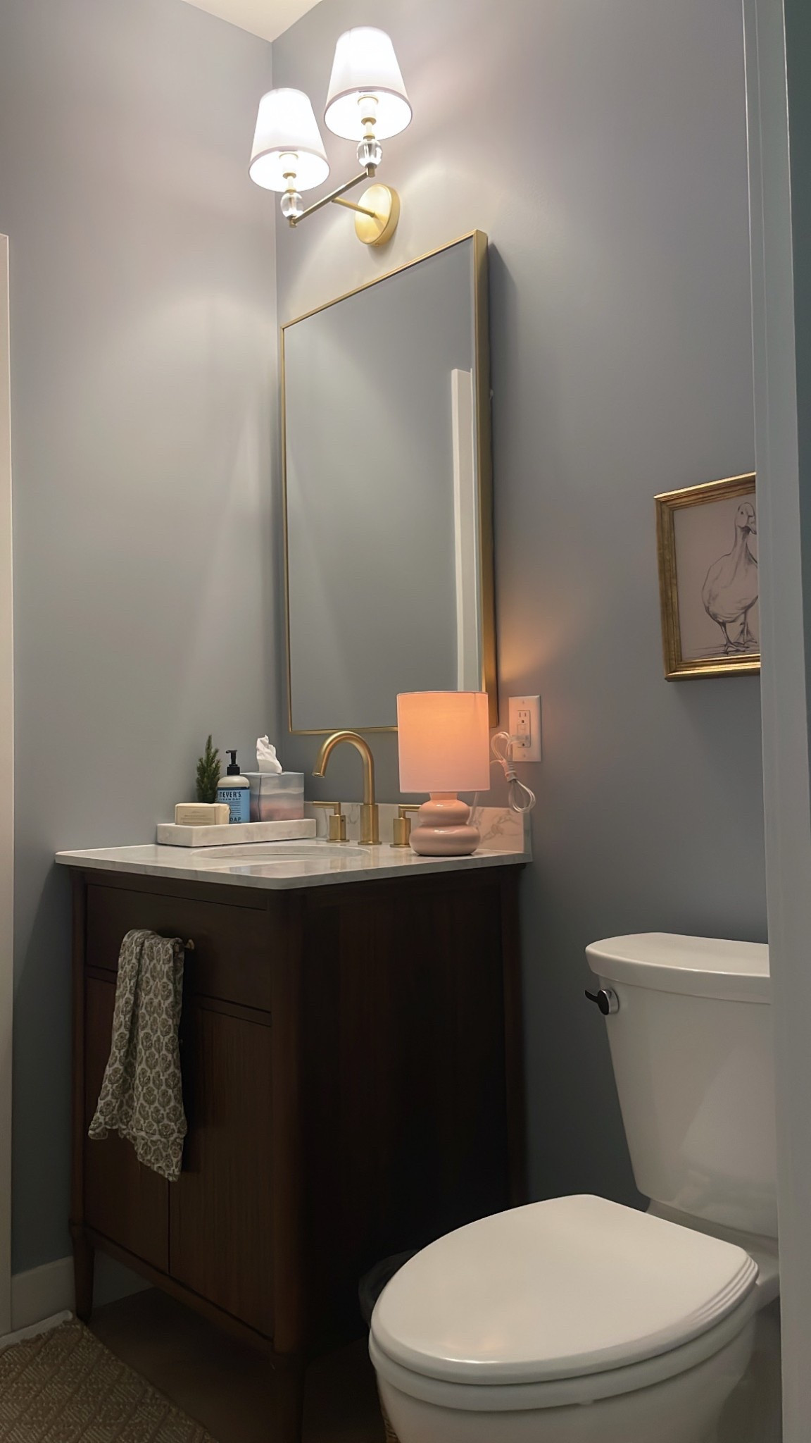 Blue bathroom design and decor 

#LTKStyleTip #LTKHome #LTKFamily