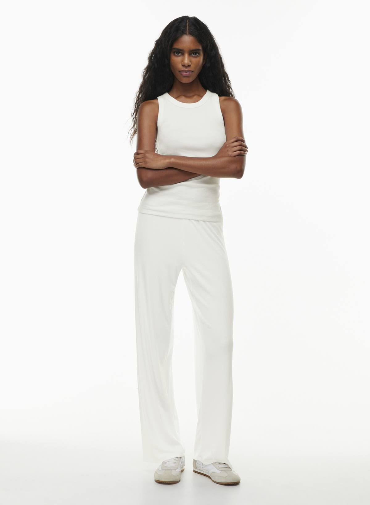 The Group Women's Luxe Lounge Tomorrow Pant in White size XL | Aritzia