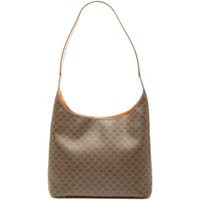 Celine Hobo Bags - Macadam Coated Canvas Shoulder Bag - Gr. unisize - in Braun - für Damen | Fashionette (DE)
