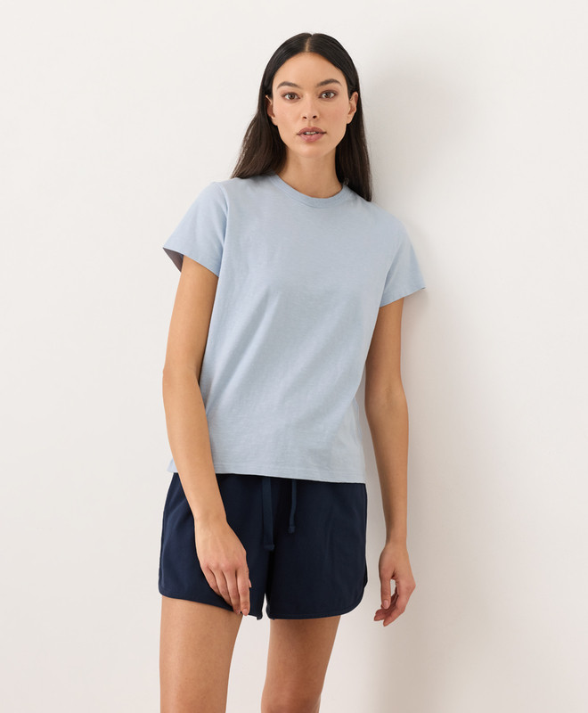 Women’s Soft-slub Essential Crewneck Tee made with Organic Cotton | Pact | Pact Apparel