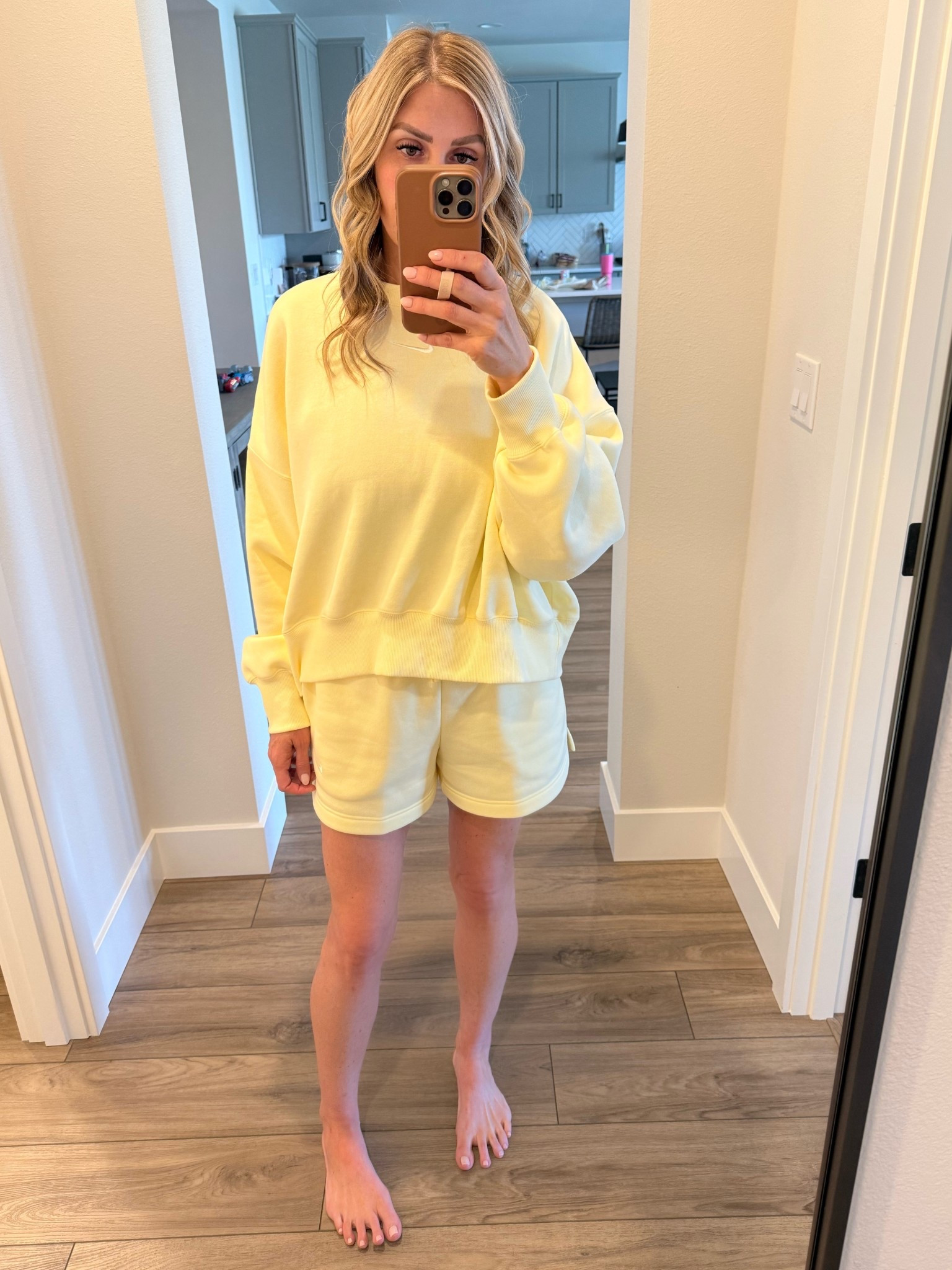 The perfect butter yellow lounge/travel outfit does exist!!!! This is perfectly on trend yet perfectly comfy!!!! These shorts and crewneck are so soft! I have now bought this set in three colors!!

Shorts: medium (could have gone down to a small)
Sweatshirt: large (could have gone down to a medium)


#LTKActive #LTKTravel #LTKFindsUnder50