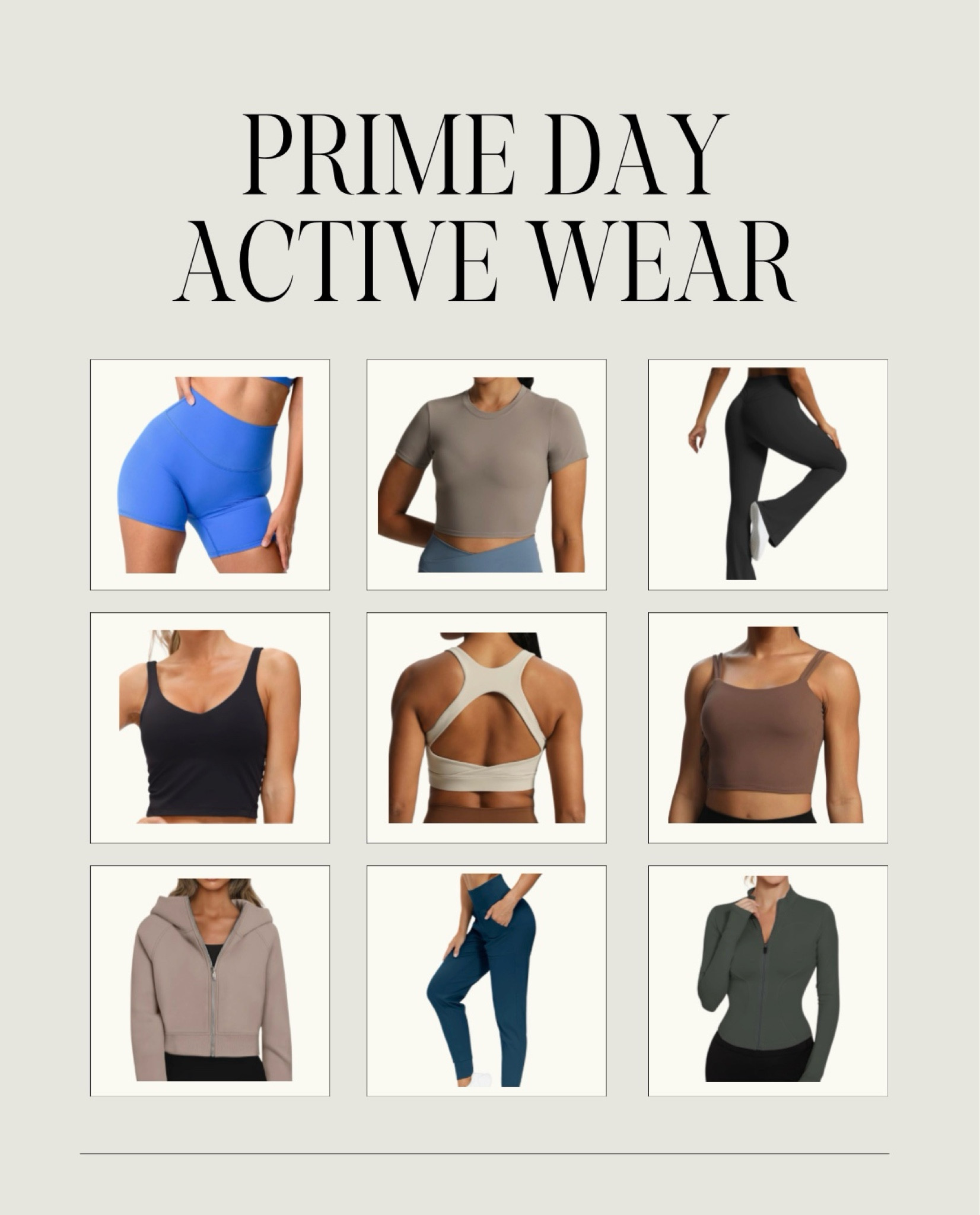 Some of my favorite active wear!! 

#LTKFindsUnder50 #LTKFitness #LTKxPrimeDay