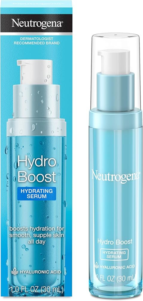 Neutrogena Hydro Boost Hydrating Hyaluronic Acid Serum, Oil-Free and Non-Comedogenic Formula for ... | Amazon (US)
