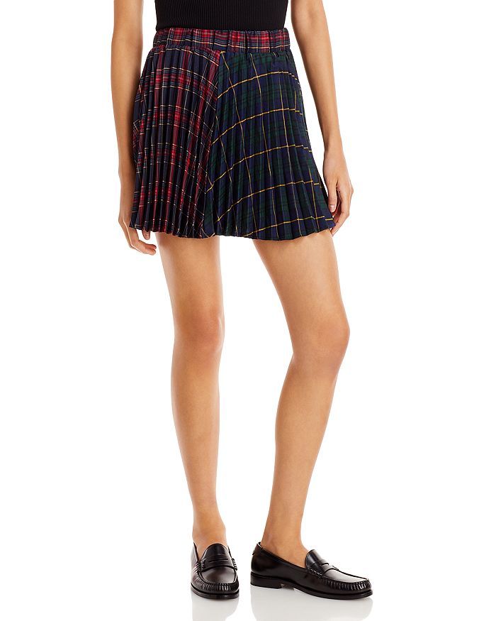 FORE Plaid Pleated Mini Skirt Women - Bloomingdale's | Bloomingdale's (US)