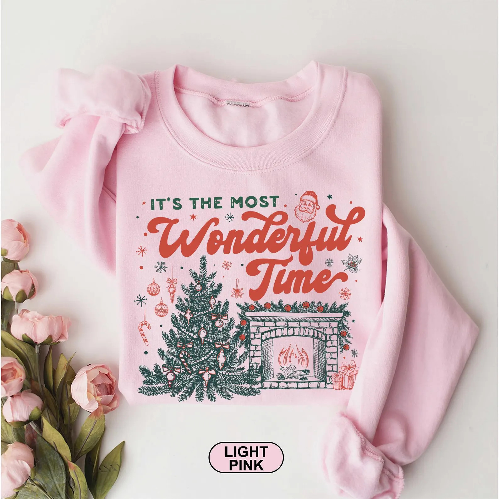 Christmas Time Sweatshirt, It's the Most Wonderful Time Sweatshirt, Christmas Sweatshirt, Vintage... | Etsy (US)