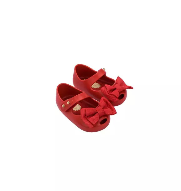 Mini Melissa My First Mary Jane Ballet Flat in Red | Janie and Jack