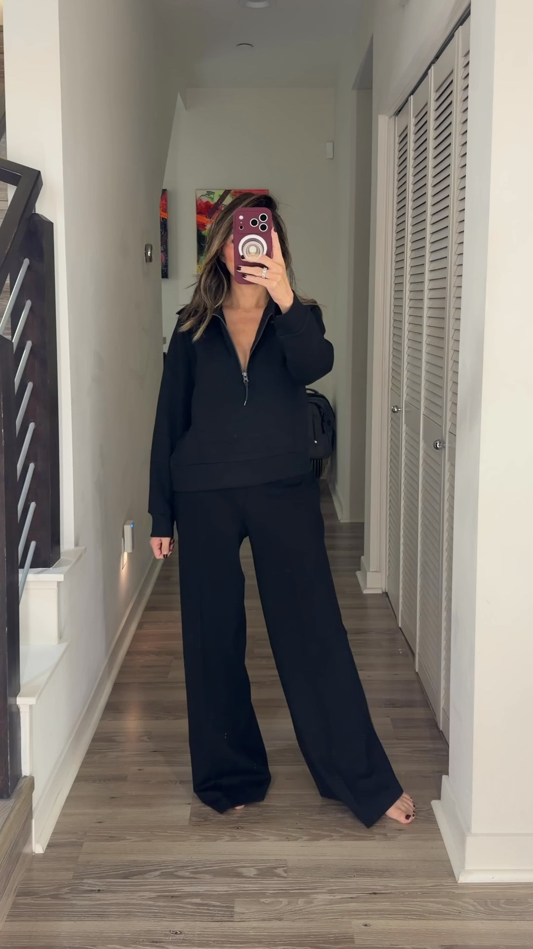 This matching set is so soft and comfortable. Would be chic for travel days, loungewear and running errands. Grab it on sale this weekend. 

Matching set, sweatshirt, sweatpants, travel outfit, loungewear, casual outfit, The Stylizt 

#LTKTravel #LTKSpringSale #LTKootd