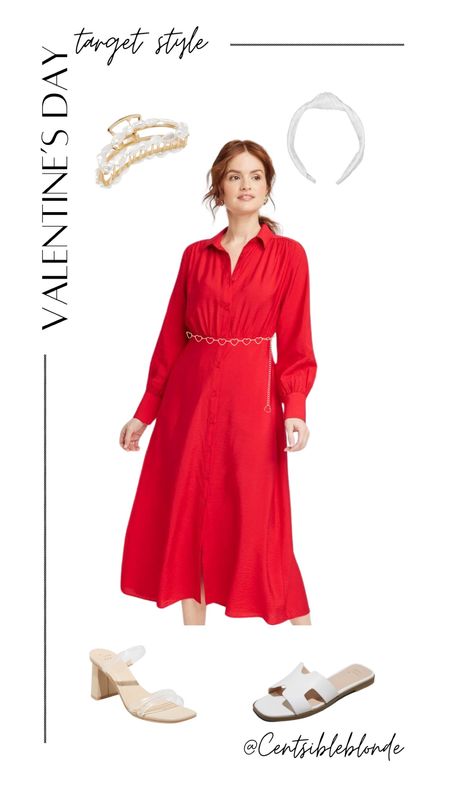  Red dress
Work dress
Midi dress
Long sleeve dress
Valentine’s Day outfit idea
Heart belt


#LTKfindsunder50 #LTKshoecrush #LTKSeasonal