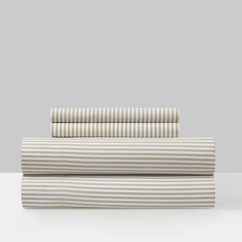 Walfried Striped Microfiber Sheet Set | Wayfair North America