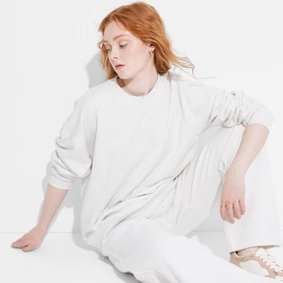 Women's Oversized Pullover Sweatshirt - Wild Fable™ | Target