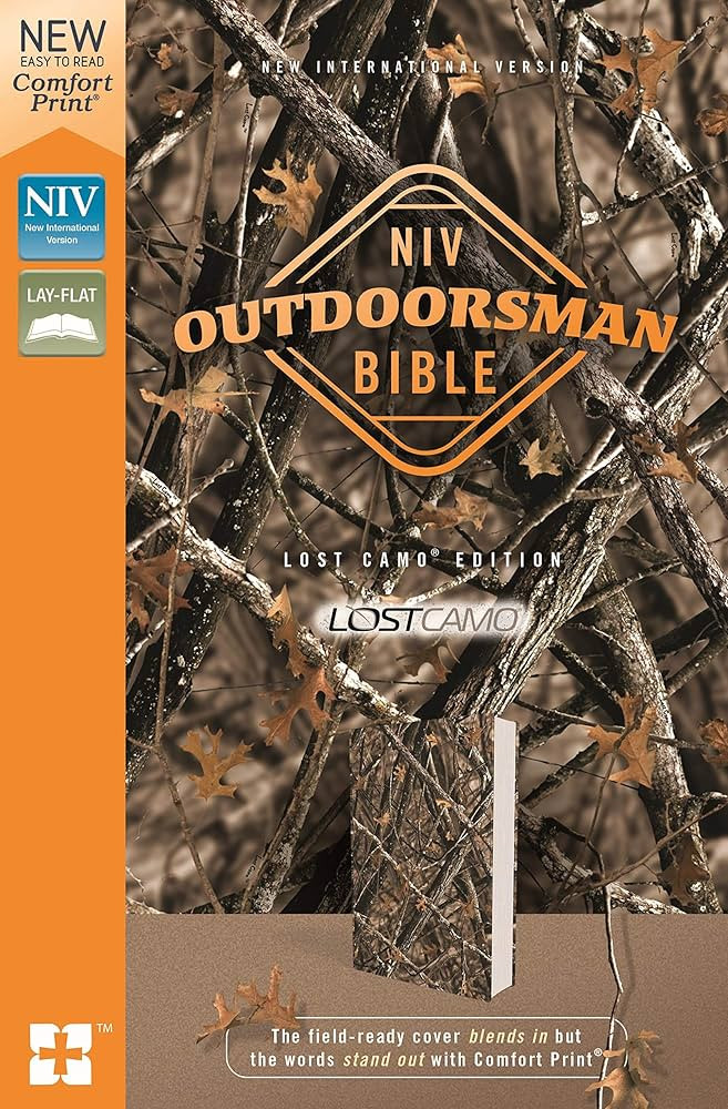 NIV, Outdoorsman Bible, Lost Camo Edition, Leathersoft, Red Letter, Comfort Print: The Field-Read... | Amazon (US)